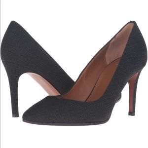 Aquatalia Harlee Saffianino Leather Pumps